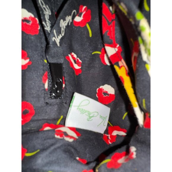 Vintage Vera Bradley Floral Carpet Bag Purse Kisslock Closure Boho Preppy Classy - Picture 3 of 8